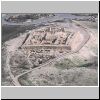 Arad, Israelite fort aerial from west.jpg